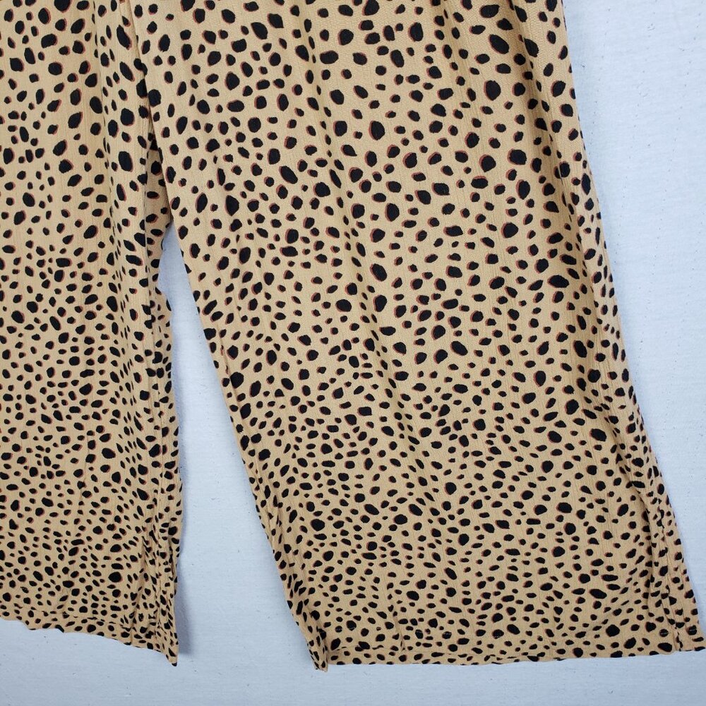 Billabong For Shore Wide Leg Pants Animal Print Casual Trousers size M Relaxed - Picture 8 of 10
